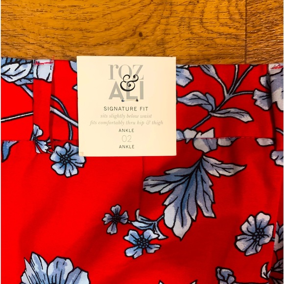 Floral Ankle dress pants/leggings - Picture 4 of 4